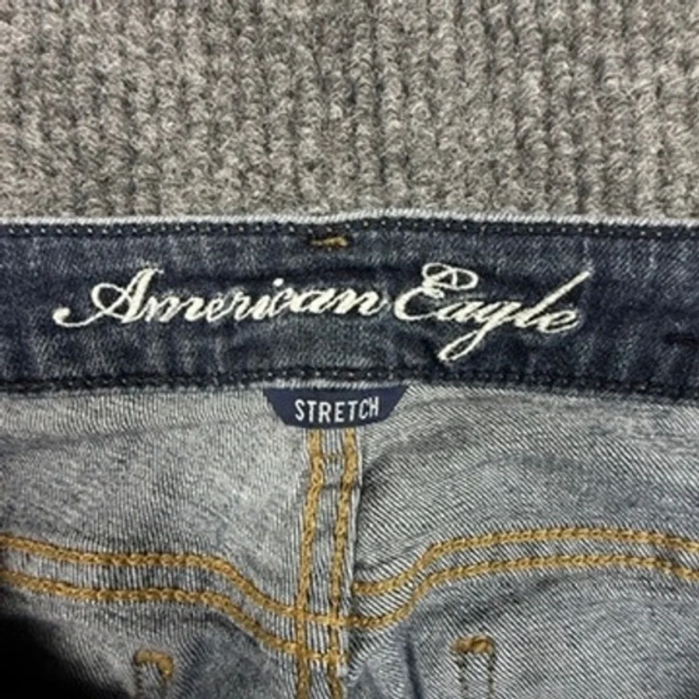 American Eagle Skinny Jeans Womens 10 Regular Medium Wash Stretch Denim